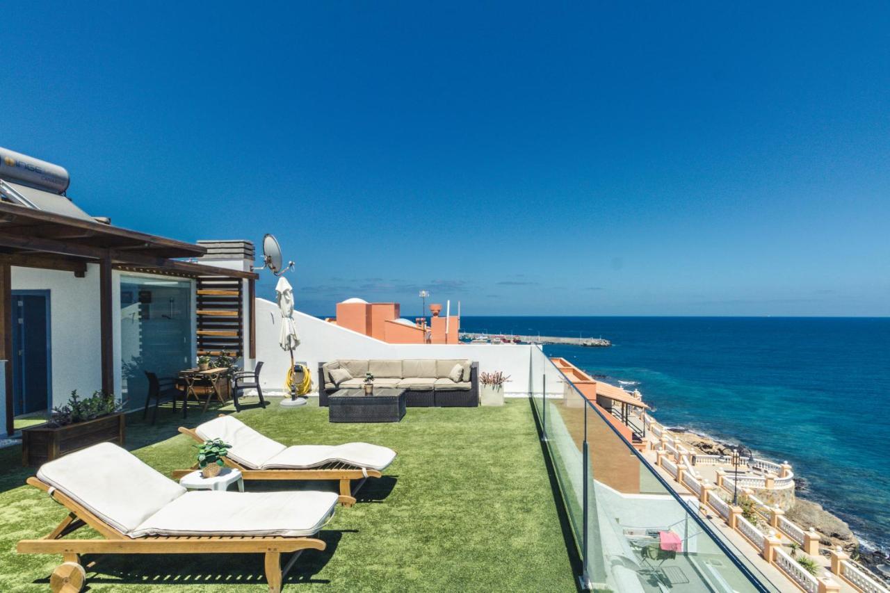Melenara Beach Avenue Apt Shared Terrace Extérieur photo
